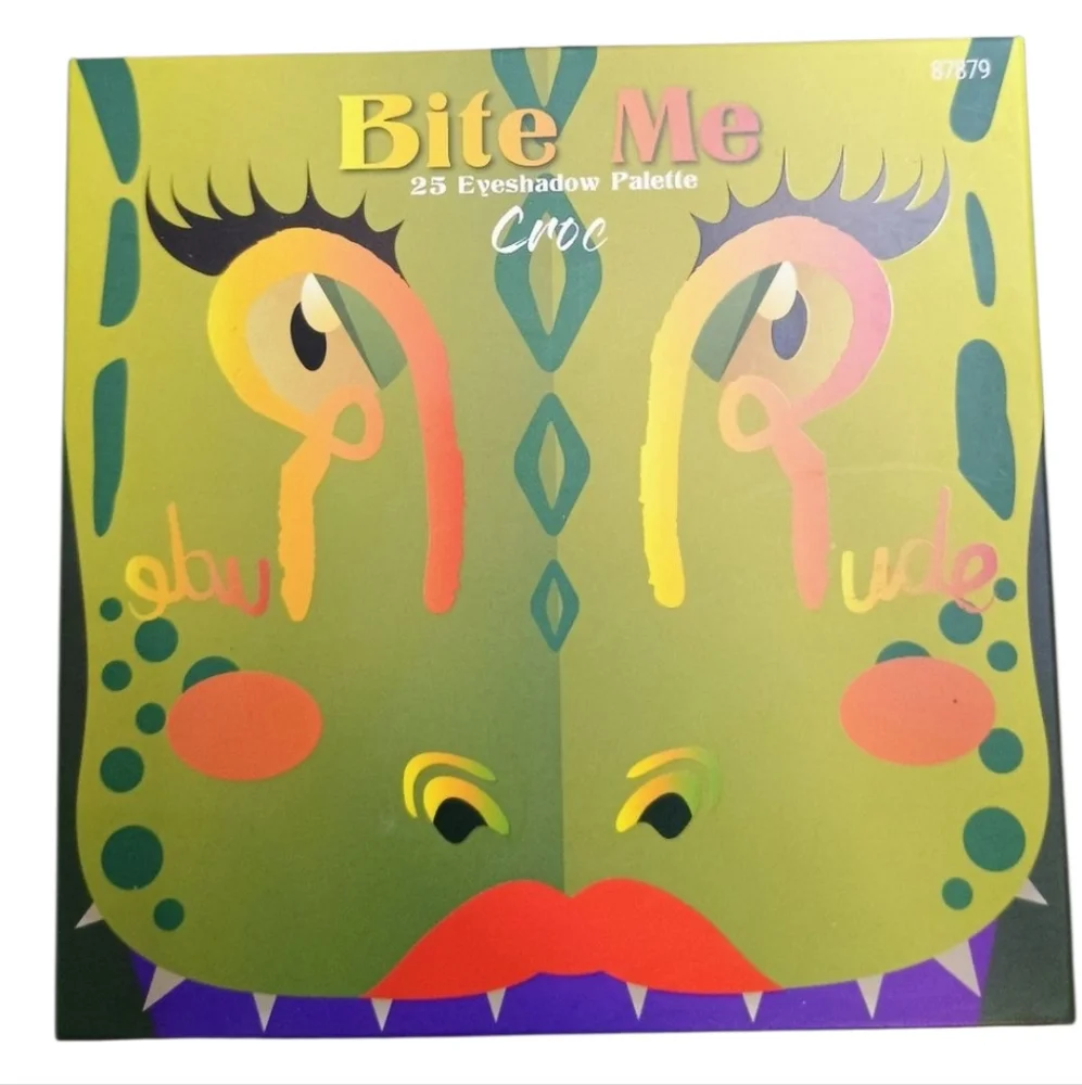 Rude Bite Me 25 Eyeshadow Palette, Croc